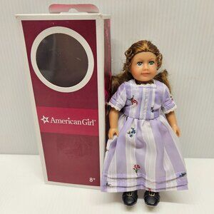 American Girl Felicity Mini Doll 6 Inches In Lavender Traveling Gown Box No Book